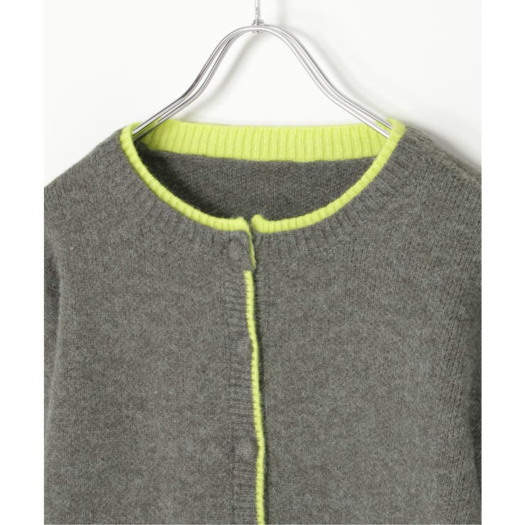 アルパカタッチ配色カーディガン | VENCE share style【WOMEN】 | 詳細画像31 