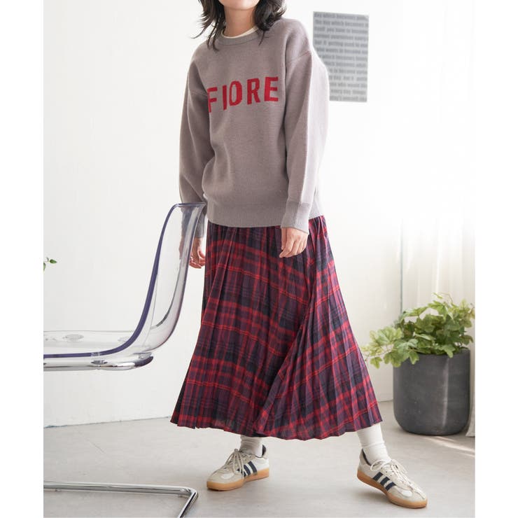 FIOREロゴジャガードニット | VENCE share style【WOMEN】 | 詳細画像11 