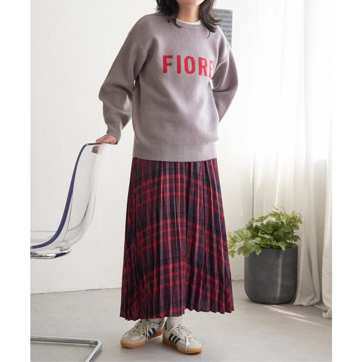 FIOREロゴジャガードニット | VENCE share style【WOMEN】 | 詳細画像12 