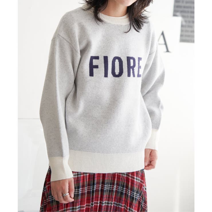 FIOREロゴジャガードニット | VENCE share style【WOMEN】 | 詳細画像2 