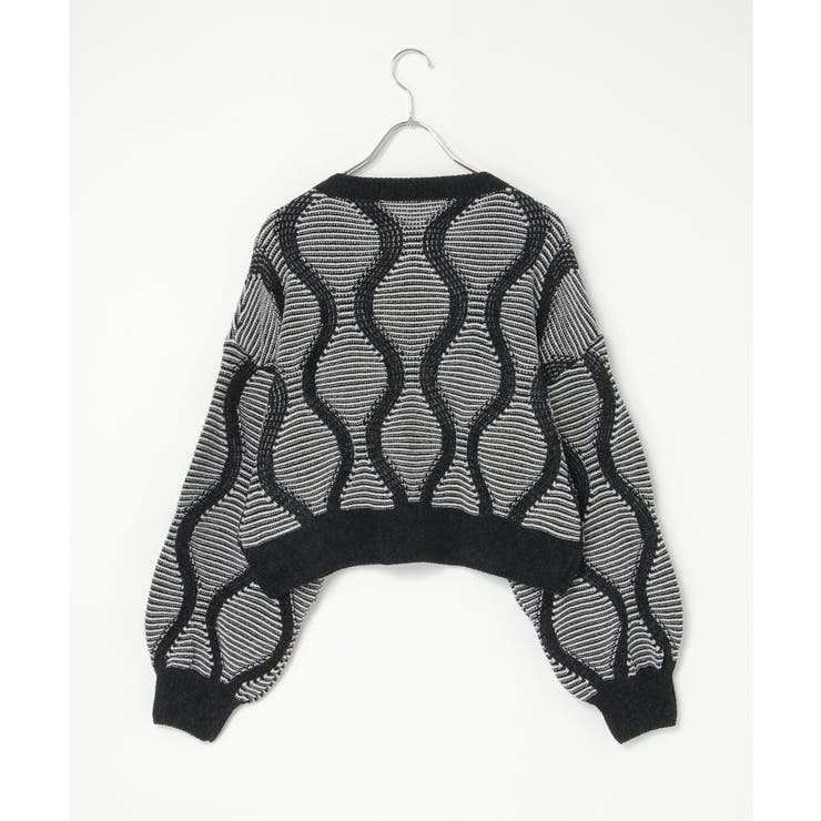 5Gヒョウタン柄ジャガードプルオーバー | VENCE share style【WOMEN】 | 詳細画像15 