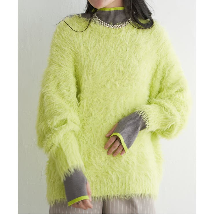 フェイクフェザー天竺プルオーバー | VENCE share style【WOMEN】 | 詳細画像5 