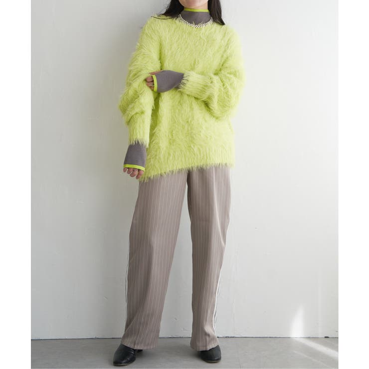 フェイクフェザー天竺プルオーバー | VENCE share style【WOMEN】 | 詳細画像7 