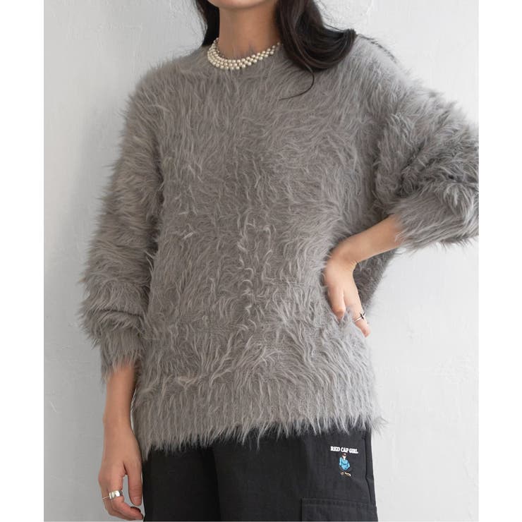 フェイクフェザー天竺プルオーバー | VENCE share style【WOMEN】 | 詳細画像9 