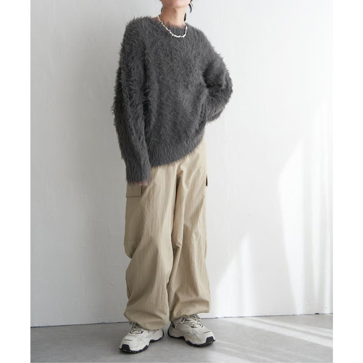 フェイクフェザー天竺プルオーバー | VENCE share style【WOMEN】 | 詳細画像15 