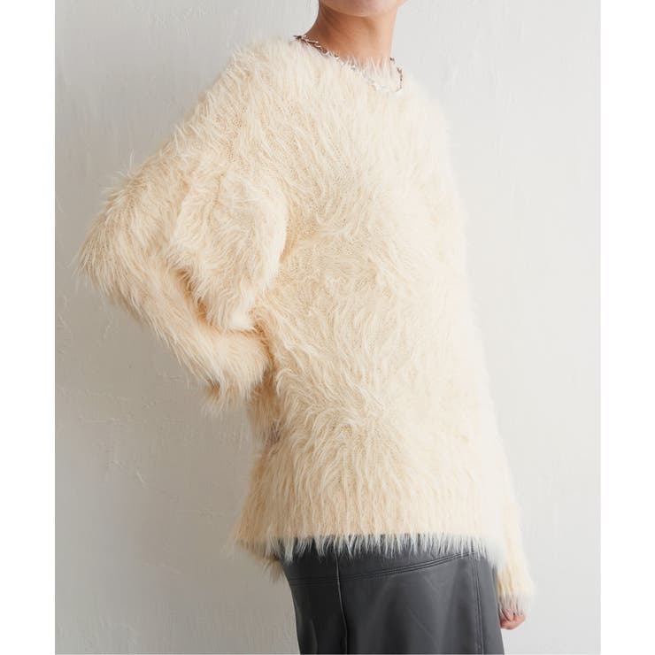 フェイクフェザー天竺プルオーバー | VENCE share style【WOMEN】 | 詳細画像16 