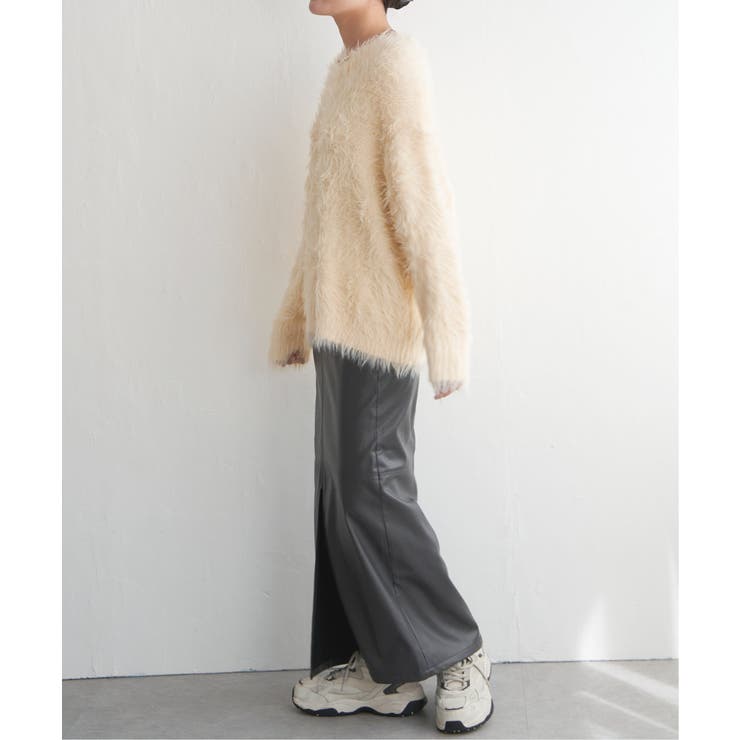 フェイクフェザー天竺プルオーバー | VENCE share style【WOMEN】 | 詳細画像19 