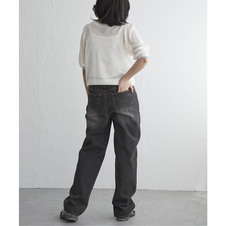 透かし編み配色トップス | VENCE share style【WOMEN】 | 詳細画像12 