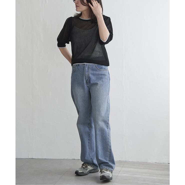 透かし編み配色トップス | VENCE share style【WOMEN】 | 詳細画像23 