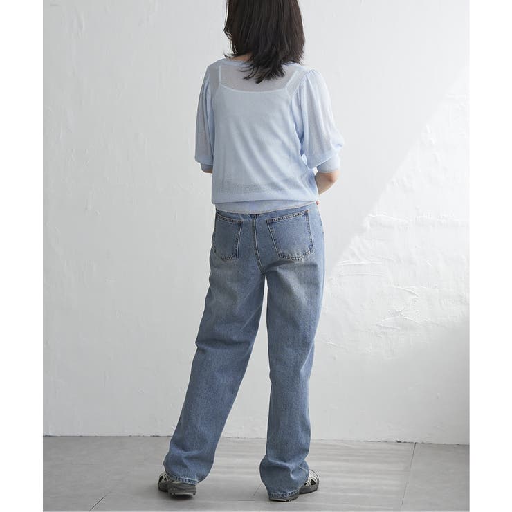 透かし編み配色トップス | VENCE share style【WOMEN】 | 詳細画像5 