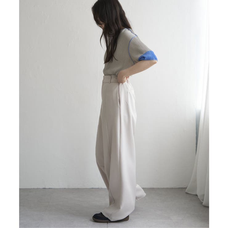 プリーツ袖配色トップス | VENCE share style【WOMEN】 | 詳細画像9 