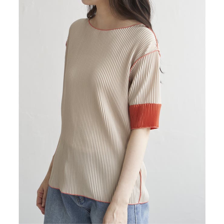 プリーツ袖配色トップス | VENCE share style【WOMEN】 | 詳細画像21 