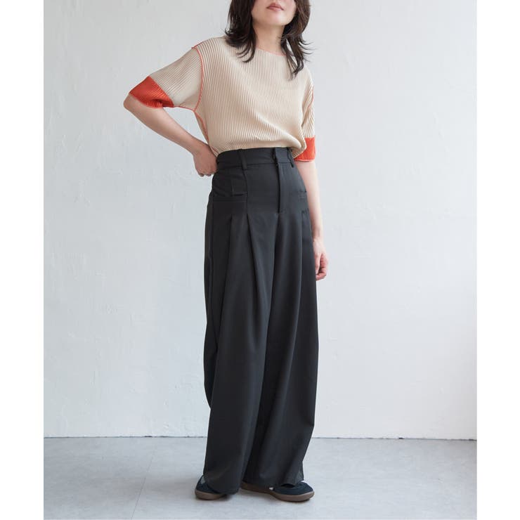 プリーツ袖配色トップス | VENCE share style【WOMEN】 | 詳細画像24 