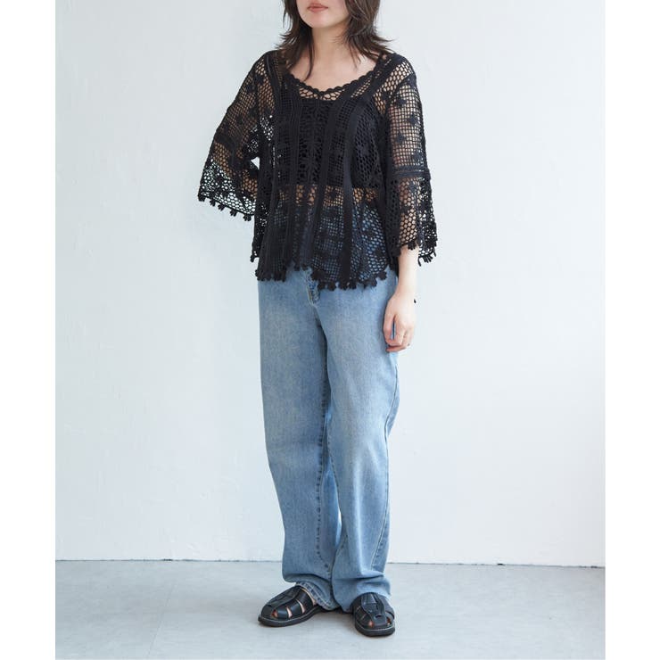 かぎ編みトップス | VENCE share style【WOMEN】 | 詳細画像9 