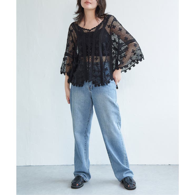 かぎ編みトップス | VENCE share style【WOMEN】 | 詳細画像10 