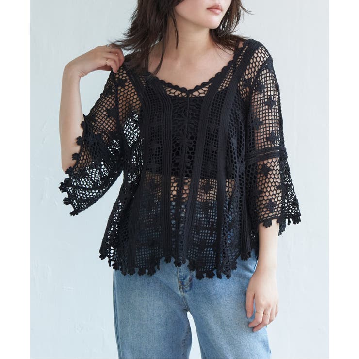 かぎ編みトップス | VENCE share style【WOMEN】 | 詳細画像15 