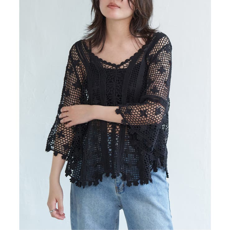 かぎ編みトップス | VENCE share style【WOMEN】 | 詳細画像16 