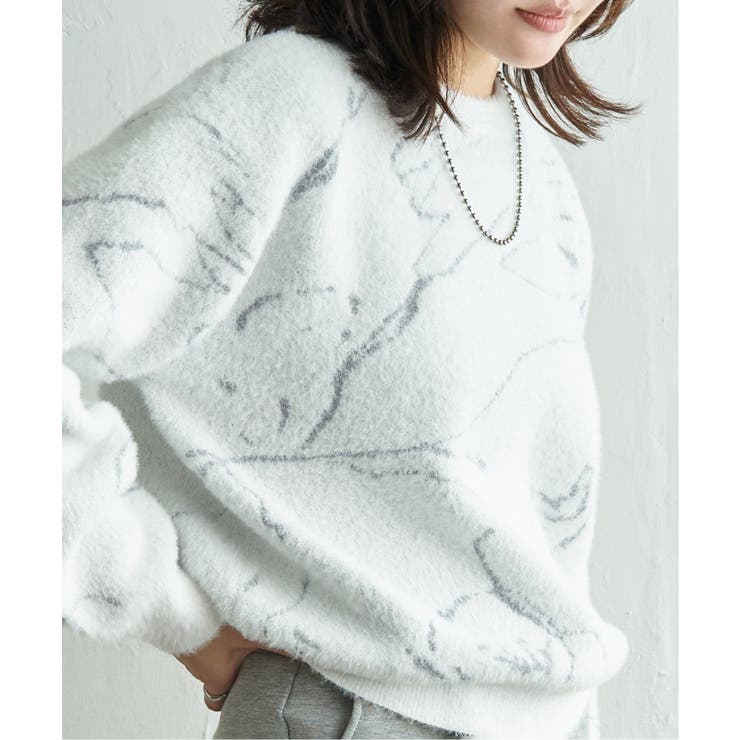 ニュアンス柄シャガードプルオーバー | VENCE share style【WOMEN】 | 詳細画像7 