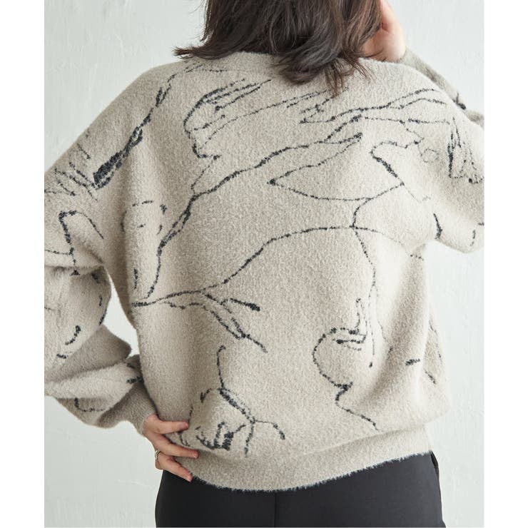 ニュアンス柄シャガードプルオーバー | VENCE share style【WOMEN】 | 詳細画像13 