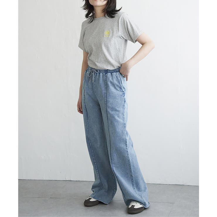 【セットアップ対応】ケミカルスウェットパンツ | VENCE share style【WOMEN】 | 詳細画像8 