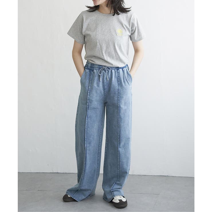 【セットアップ対応】ケミカルスウェットパンツ | VENCE share style【WOMEN】 | 詳細画像9 