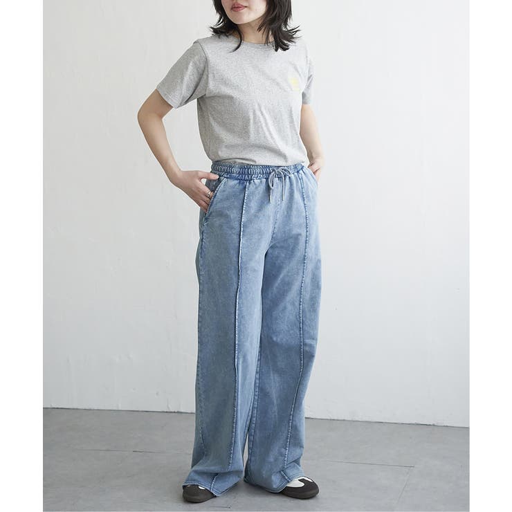 【セットアップ対応】ケミカルスウェットパンツ | VENCE share style【WOMEN】 | 詳細画像10 