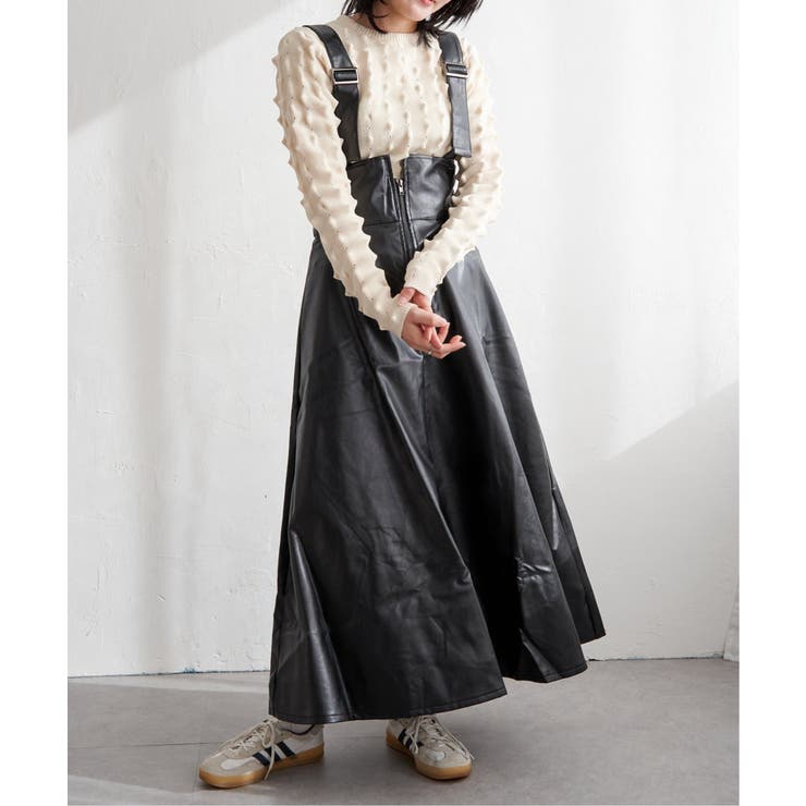 合皮ジャンスカ | VENCE share style【WOMEN】 | 詳細画像12 