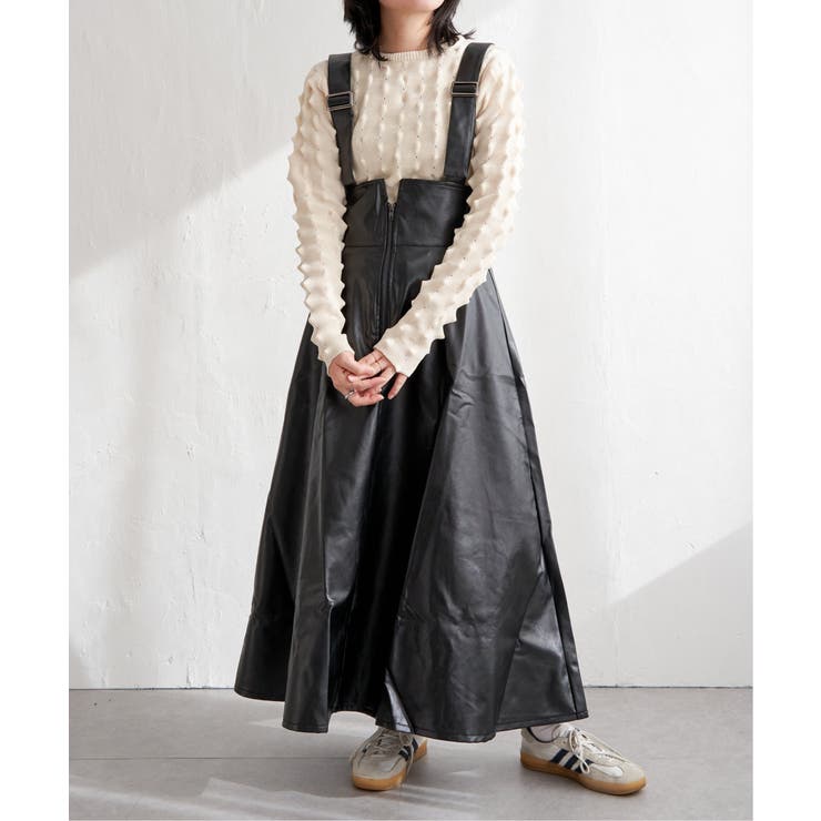 合皮ジャンスカ | VENCE share style【WOMEN】 | 詳細画像16 