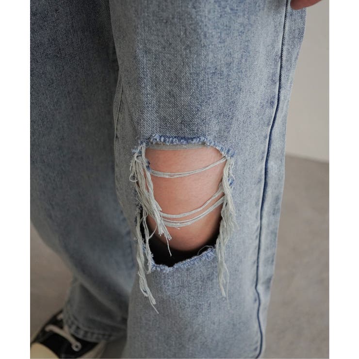 ダメージワイドデニムパンツ | VENCE share style【WOMEN】 | 詳細画像9 