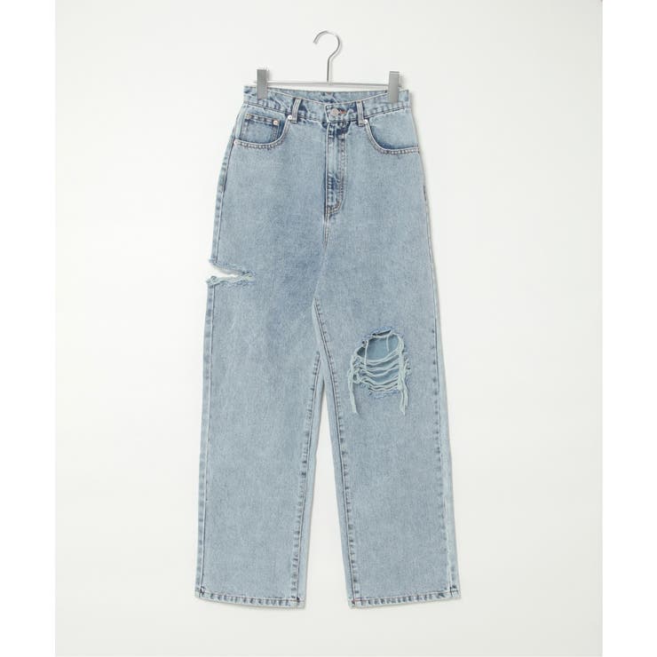 ダメージワイドデニムパンツ | VENCE share style【WOMEN】 | 詳細画像20 