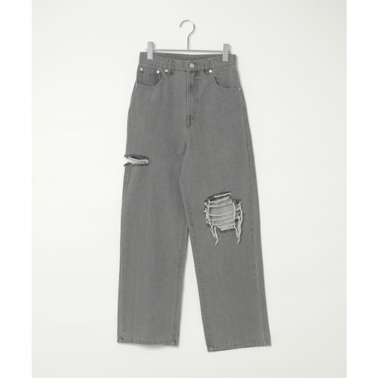 ダメージワイドデニムパンツ | VENCE share style【WOMEN】 | 詳細画像28 