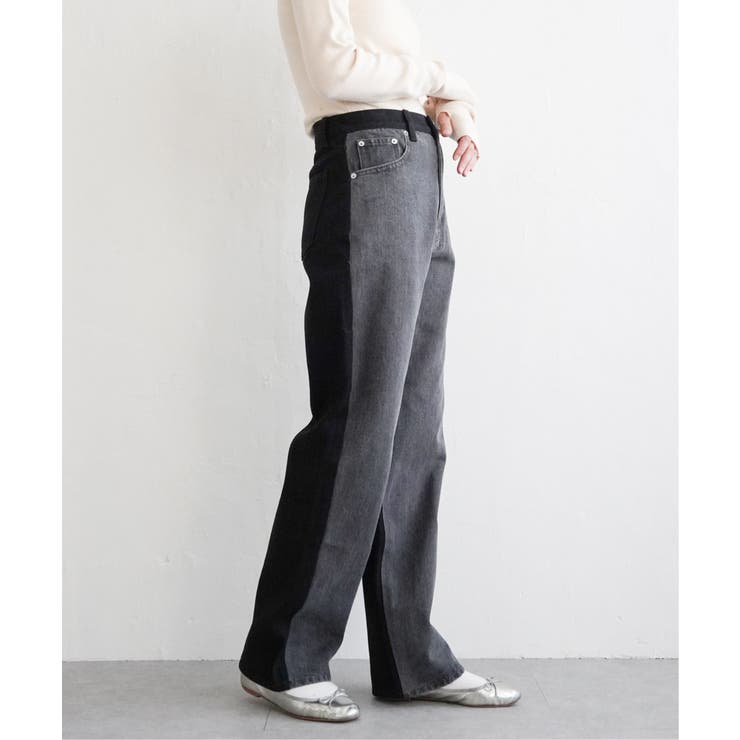 センター切り替えワイドデニムパンツ | VENCE share style【WOMEN】 | 詳細画像19 
