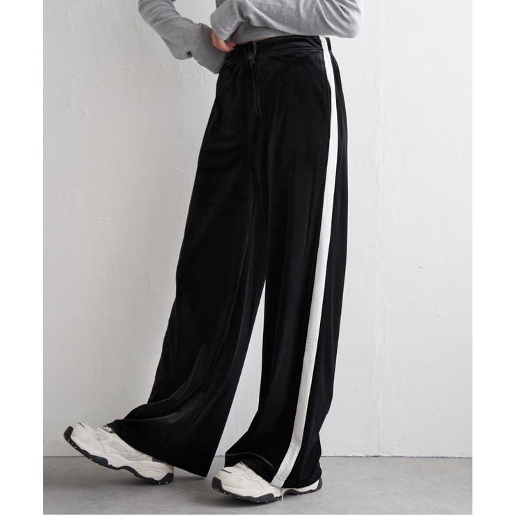 極美品☆ OHGA オーガ　ベロアパンツ　サイズM 新品・タグ付き】OHGA ベロアパンツ Mサイズ オーガ