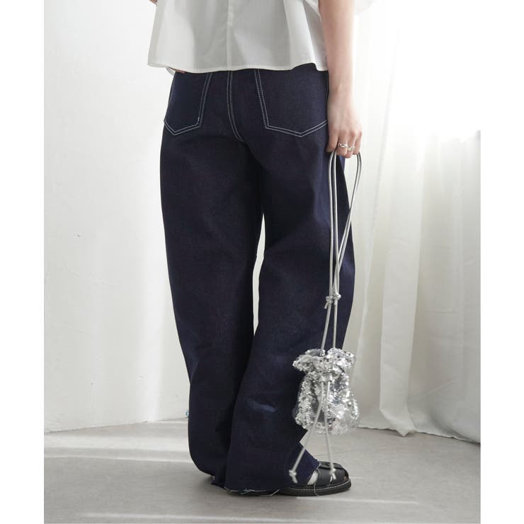 リジットデニムカーブパンツ | VENCE share style【WOMEN】 | 詳細画像12 