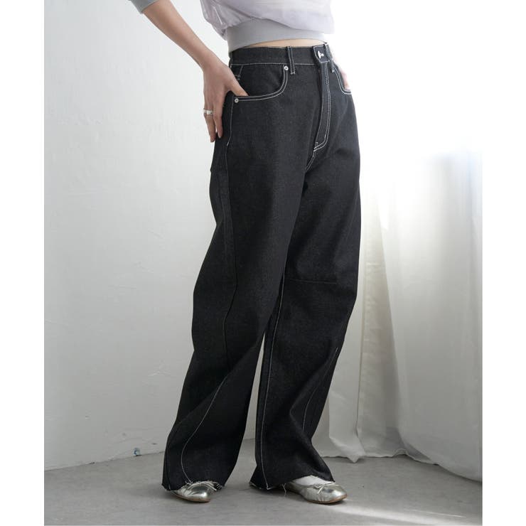 リジットデニムカーブパンツ | VENCE share style【WOMEN】 | 詳細画像14 