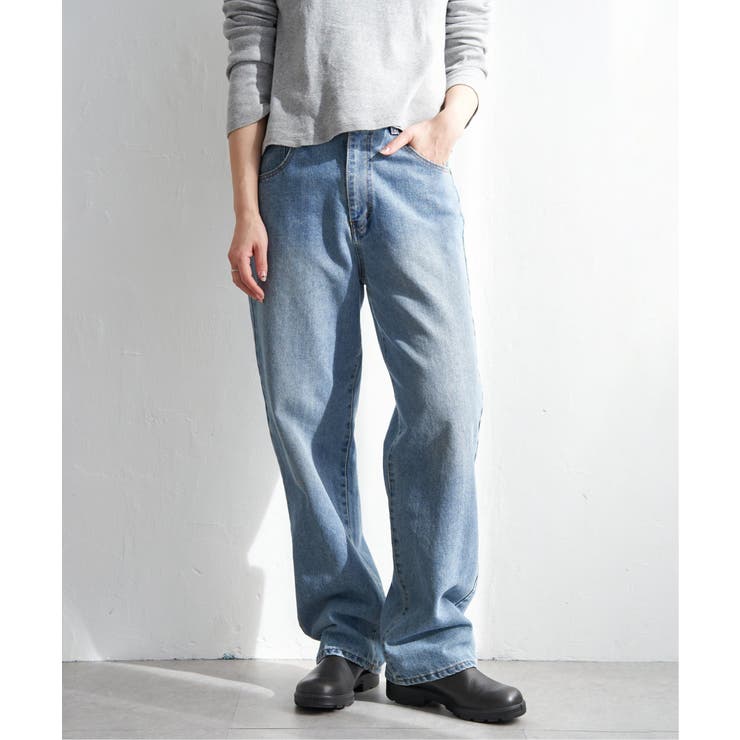 12ozデニムローライズパンツ[品番：IKAW0021003]｜VENCE share style