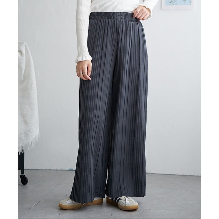 カットツイルボックスプリーツパンツ | VENCE share style【WOMEN】 | 詳細画像5 