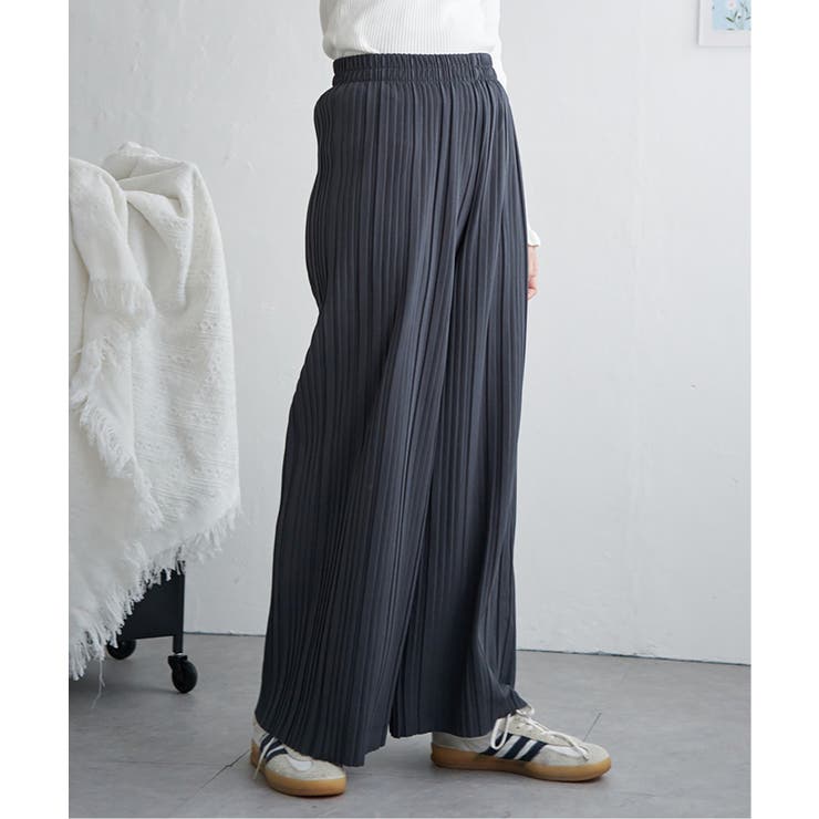 カットツイルボックスプリーツパンツ | VENCE share style【WOMEN】 | 詳細画像6 