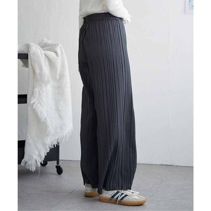 カットツイルボックスプリーツパンツ | VENCE share style【WOMEN】 | 詳細画像7 