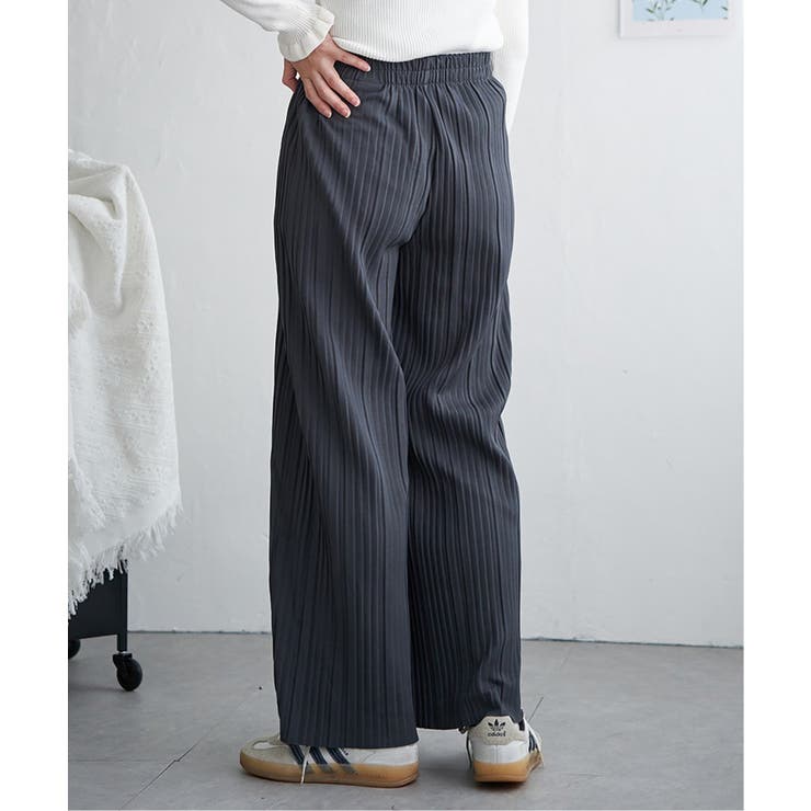 カットツイルボックスプリーツパンツ | VENCE share style【WOMEN】 | 詳細画像8 