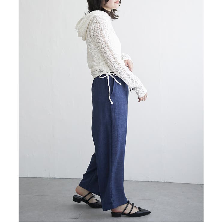リネンライクツイルバレルパンツ | VENCE share style【WOMEN】 | 詳細画像6 
