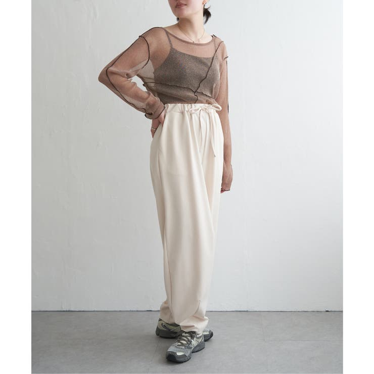 ポンチカーブパンツ | VENCE share style【WOMEN】 | 詳細画像9 