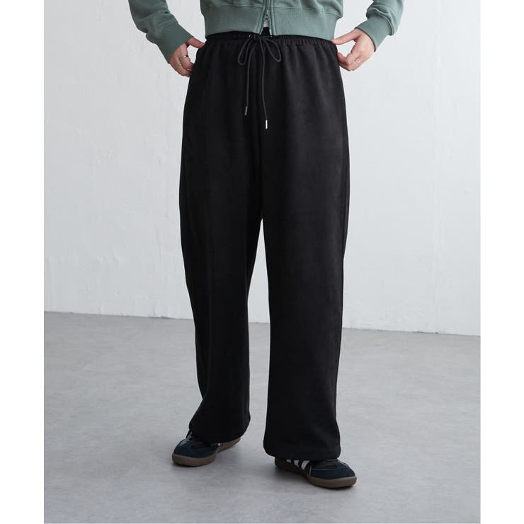 ブラック | カットスェードイージーパンツ | VENCE share style【WOMEN】