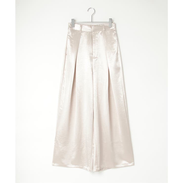 サテンタックワイドパンツ | VENCE share style【WOMEN】 | 詳細画像20 