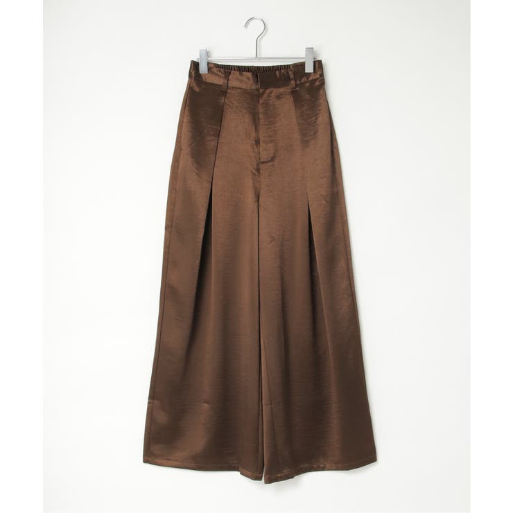 サテンタックワイドパンツ | VENCE share style【WOMEN】 | 詳細画像21 