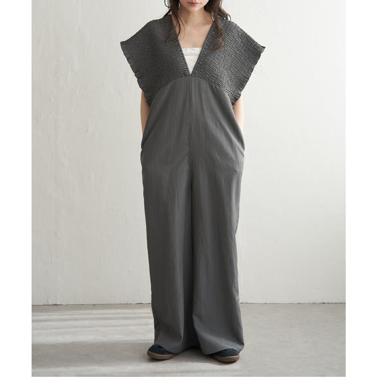 シャーリングオールインワン | VENCE share style【WOMEN】 | 詳細画像9 