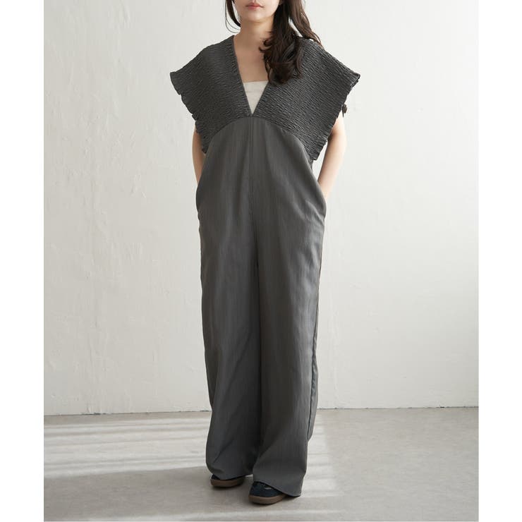 シャーリングオールインワン | VENCE share style【WOMEN】 | 詳細画像11 