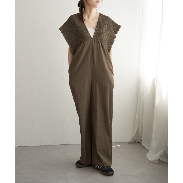 シャーリングオールインワン | VENCE share style【WOMEN】 | 詳細画像13 