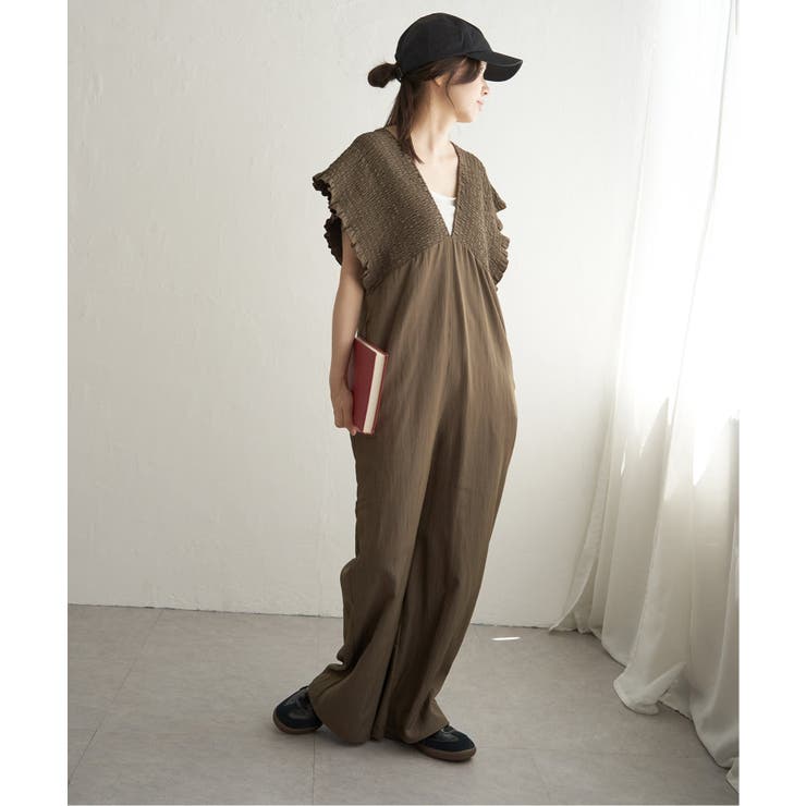 シャーリングオールインワン | VENCE share style【WOMEN】 | 詳細画像17 