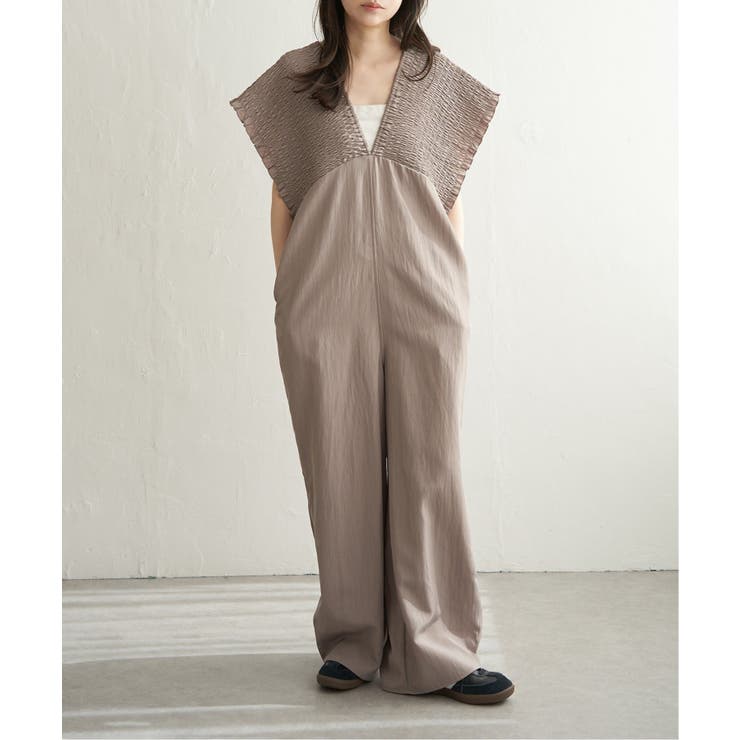 シャーリングオールインワン | VENCE share style【WOMEN】 | 詳細画像23 